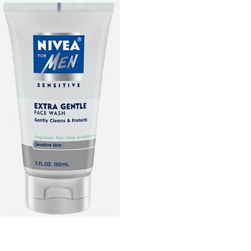 Nivea for Men Face Cleansing Face Wash, Extra Gentle for Sensitive Skin, 5 Fluid Ounces ( Cleansers  ) รูปที่ 1
