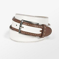 Paul Fredrick Italian Leather Spectator Belt (leather belt ) รูปที่ 1