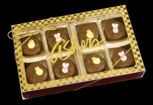 Asher's Easter Decorated Double Dipped Milk Chocolate Mints Gift Box ( Asher's Chocolates Chocolate Gifts ) รูปที่ 1