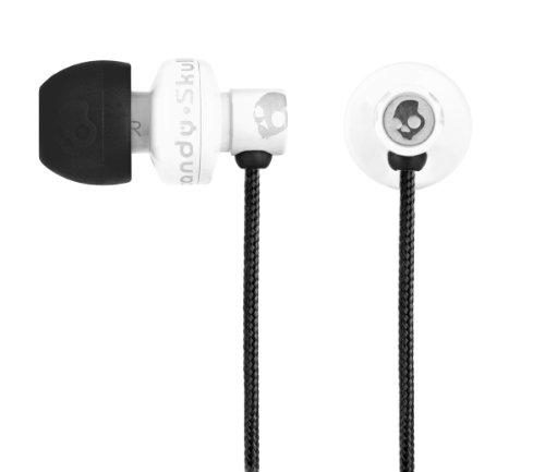 Skullcandy FMJ In Ear Bud with In-Line Mic S2FMCY-074 (White/Black) ( Skullcandy Ear Bud Headphone ) รูปที่ 1