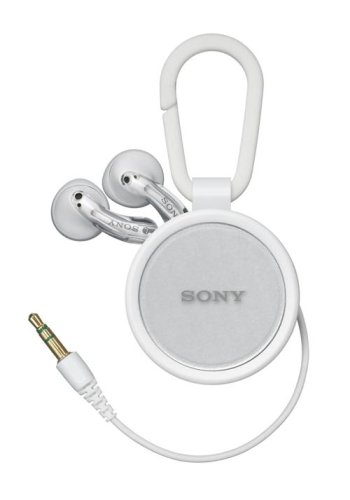 Sony MDR-KE30LW/W Bud Style Headphone with Carabiner ( Sony Ear Bud Headphone ) รูปที่ 1