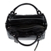 รูปย่อ GIANNI CHIARINI Italian Designer Handbag with Pouch in Black Leather รูปที่4