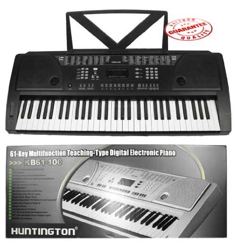 61 Keys Electronic Black Keyboard KB61 รูปที่ 3