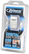 Zenex MP5268 2 GB MP3 Audio Player with Clip Design ( Zenex Player )
