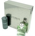 Eternity for Men Gift Set - 3.4 oz EDT Spray + 2.6 oz Deodorant Stick ( Men's Fragance Set)