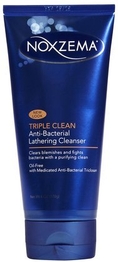 Noxzema Anti Bacterial Lathering Cleanser-6 oz (Pack of 6) ( Cleansers  )