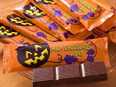 Helen Grace Chocolates, Halloween Solid Milk Chocolate Bars, 10-pack ( Helen Grace Chocolates Chocolate ) รูปที่ 1