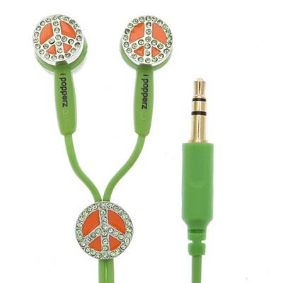 iPopperz IP-JLZ-3011 Peace Sign Ear Bud ( Victory Ear Bud Headphone ) รูปที่ 1