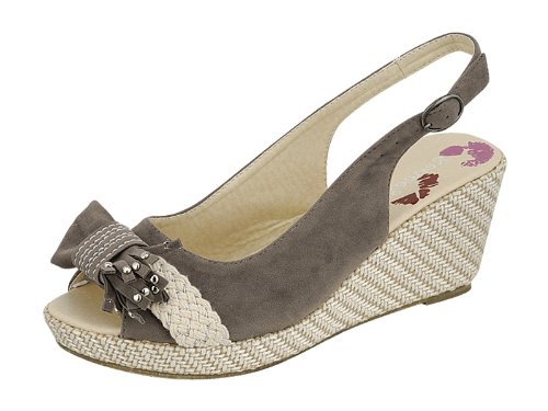 Reneeze ACTIVE-3 Women Platform Wedge Sandals - Gray รูปที่ 1