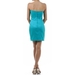 รูปย่อ Turquoise Strapless Lace Top Cocktail Dress ( Night out Dress ) รูปที่4