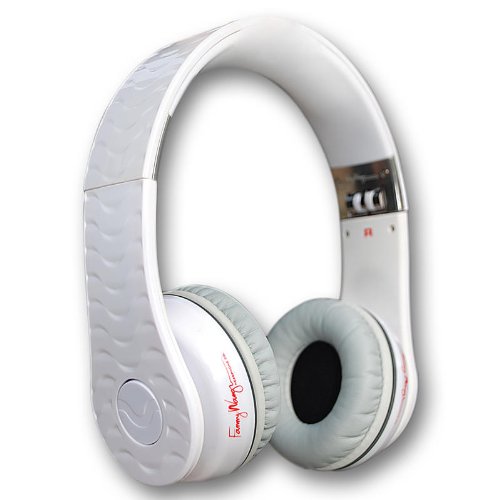 Fanny Wang FW-HEADPH-1002-WHT Premium On-Ear Headphones (White) ( Fanny Wang Headphone Co. Ear Bud Headphone ) รูปที่ 1