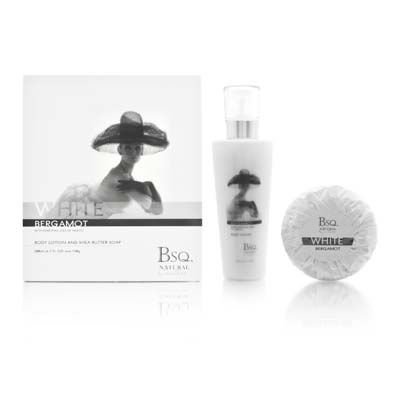 Bsq. Natural Couture White Bergamot 2 Piece Set Includes: 6.7 oz Body Lotion + 150g Shea Butter Soap ( Women's Fragance Set) รูปที่ 1