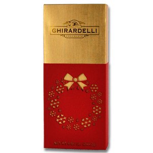 Ghirardelli Chocolate Holiday Wreath Silhouette Gift Box with SQUARES Chocolates, 18 pcs. ( Ghirardelli Chocolate Gifts ) รูปที่ 1