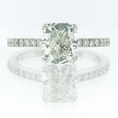 2.32ct Cushion Cut Diamond Engagement Anniversary Ring