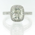 2.26ct Cushion Cut Diamond Engagement Anniversary Ring