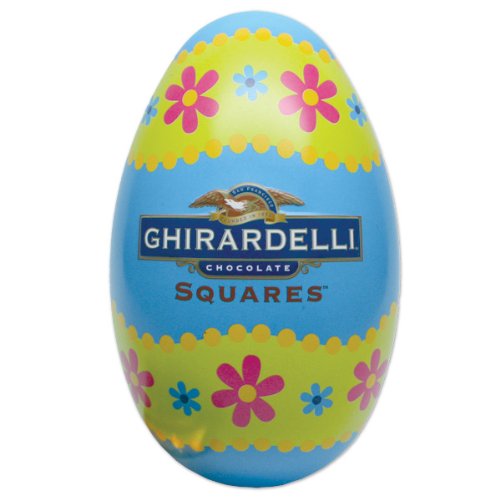 Ghirardelli Chocolate Easter Egg Gift Tin with SQUARES Chocolates, 4.25 oz. ( Ghirardelli Chocolate Chocolate Gifts ) รูปที่ 1