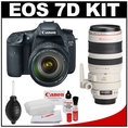 Review Canon EOS 7D Digital SLR Camera with EF 28-135mm IS USM & EF 100-400mm f/4.5-5.6 L IS USM Telephoto Zoom Lens Kit