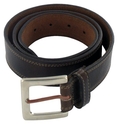 Thomas Bates Highwood Organic Leather Dual Stitch Belt 