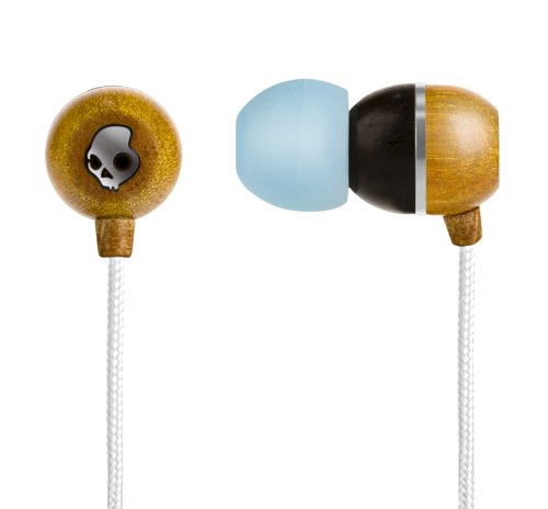 Skullcandy Holua Wooden In Ear Bud with In-Line Mic S2HLCY-021 (Galaxy Dark/Bleached) ( Skullcandy Ear Bud Headphone ) รูปที่ 1