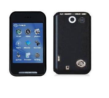 PE 2.8 Inch Touch Screen Mp3 Multi Media Player with Camera and 8gb Built in Memory ( Pyrus Electronics Player ) รูปที่ 1