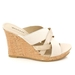 รูปย่อ Womens Designer Beige Wedges Sandals Slides รูปที่2