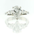 2.50ct Pear Shape Diamond Engagement Anniversary Ring