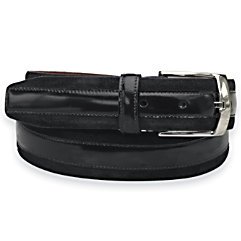 Two-Toned Leather and Suede Belt (leather belt ) รูปที่ 1