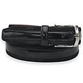 Two-Toned Leather and Suede Belt (leather belt )
