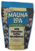 Mauna Loa Macadamia Nuts, Milk Chocolate Toffee, Large 12-Ounce (Resealable Bags)
