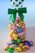 Helen Grace Chocolates, Solid Milk Chocolate Foiled Easter Eggs, 12 oz. Gift Bag ( Helen Grace Chocolates Chocolate Gifts )