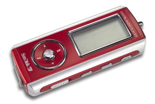 SanDisk 256 MB MP3 Player Red ( SanDisk Player ) รูปที่ 1