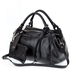รูปย่อ GIANNI CHIARINI Italian Designer Handbag with Pouch in Black Leather รูปที่2