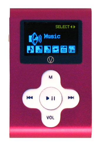 Visual Land V-Clip 2 GB LCD/MP3/WMA/Voice Recorder/FM Radio (Pink) ( Visual Land Player ) รูปที่ 1