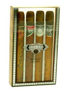 Cuba Gift Set for Men Mini Gift Set - 0.17 oz Cuba Gold + 0.17 oz Cuba Red + 0.17 oz Cuba Blue + 0.17 oz Cuba Orange ( Men's Fragance Set) รูปที่ 1