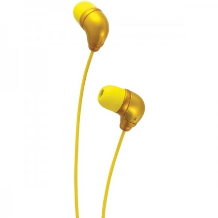 JVC HA FX34-YN Marshmallow - Headphones ( in-ear ear-bud ) - yellow ( JVC Ear Bud Headphone ) รูปที่ 1