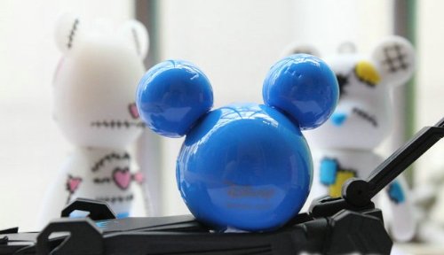 Mickey 6th Generation 8G MP3 Player with smile LED light face(Blue) ( Mickey Player ) รูปที่ 1