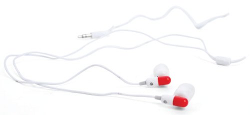 Kikkerland US016-R Capsule Ear Buds, Red ( Kikkerland Ear Bud Headphone ) รูปที่ 1