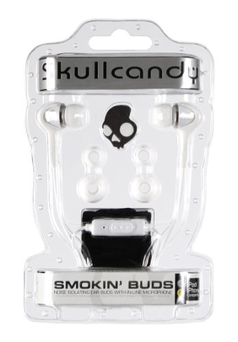 Skullcandy Smokin Bud In Ear with In-Line Microphone S2SBBI-WC (White) ( Skullcandy Ear Bud Headphone ) รูปที่ 4