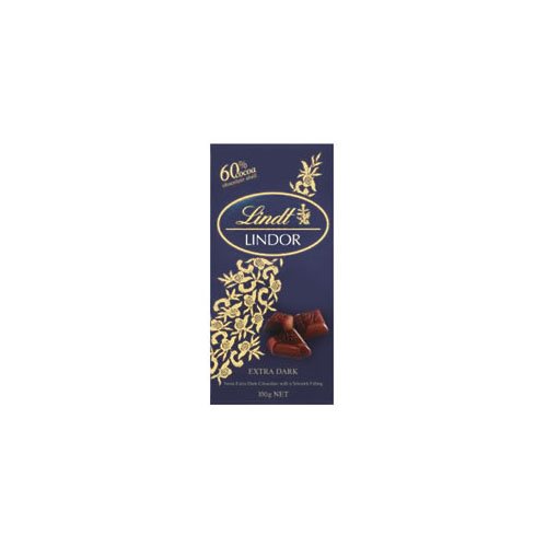 Lindt Dark Chocolate Lindor Singles (Economy Case Pack) 3.5 Oz Bar (Pack of 12) ( Lindt Chocolate ) รูปที่ 1