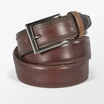 Italian Leather Wingtip Belt (leather belt )