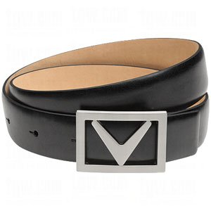 Callaway cut-out buckle belt black 32w  รูปที่ 1