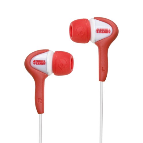 Skullcandy Smokin' Bud Earbuds (Red and White) ( Skullcandy Ear Bud Headphone ) รูปที่ 1