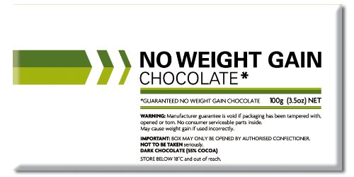 Bloomsberry No Weight Gain, 3.5-Ounce Bars (Pack of 5) ( Bloomsberry Chocolate ) รูปที่ 1