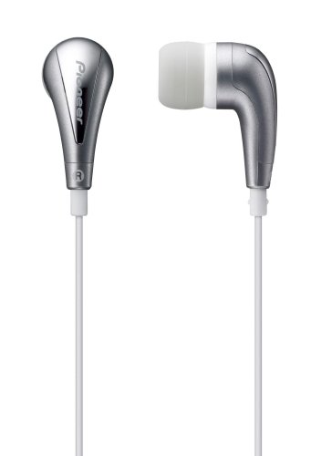 Pioneer SE CL20U-X-S - Headphones ( in-ear ear-bud ) - silver ( Pioneer Ear Bud Headphone ) รูปที่ 1