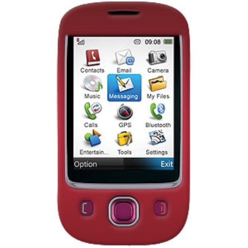 Amzer Rubberized Snap on Crystal Hard Case For T-Mobile Tap (Red) ( Amzer Mobile ) รูปที่ 1