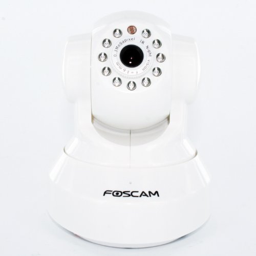 2 Pack - Foscam FI8918W Wireless/Wired Pan & Tilt IP Camera with 8 Meter Night Vision and 3.6mm Lens (67° Viewing Angle) - White ( Foscam CCTV ) รูปที่ 6
