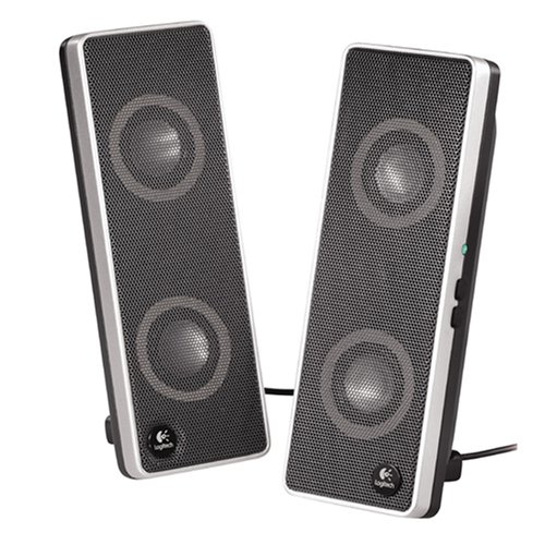 Logitech V10 USB Notebook Speakers (970194-0403) ( Logitech Computer Speaker ) รูปที่ 1