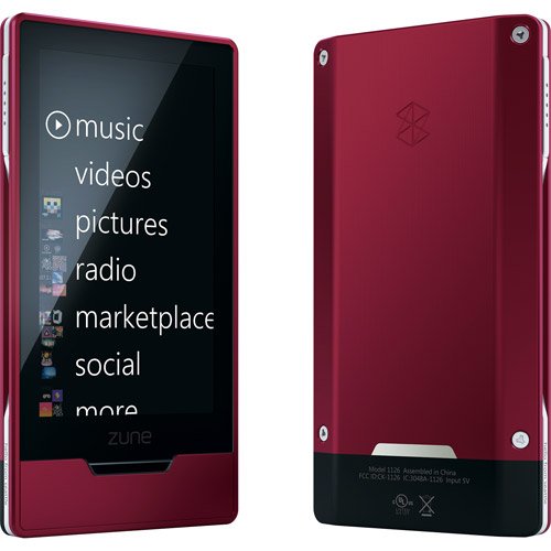 Zune HD 32 GB Video MP3 Player Red (Zune Originals Edition) ( Microsoft Player ) รูปที่ 1