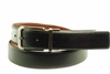 รูปย่อ Perry Ellis | Black/Brown Reversible Leather, Gunmetal Rectangle Tang Buckle | Casual Belt (leather belt ) รูปที่1