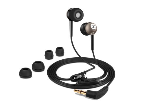 Sennheiser  CX 500-T In-Ear Headphone (Titanium color) ( Sennheiser Ear Bud Headphone ) รูปที่ 1